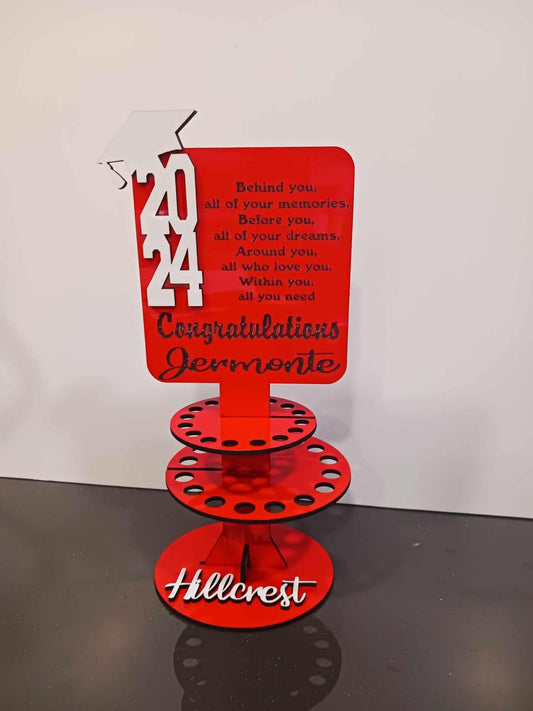 Graduation Money Cake Stand