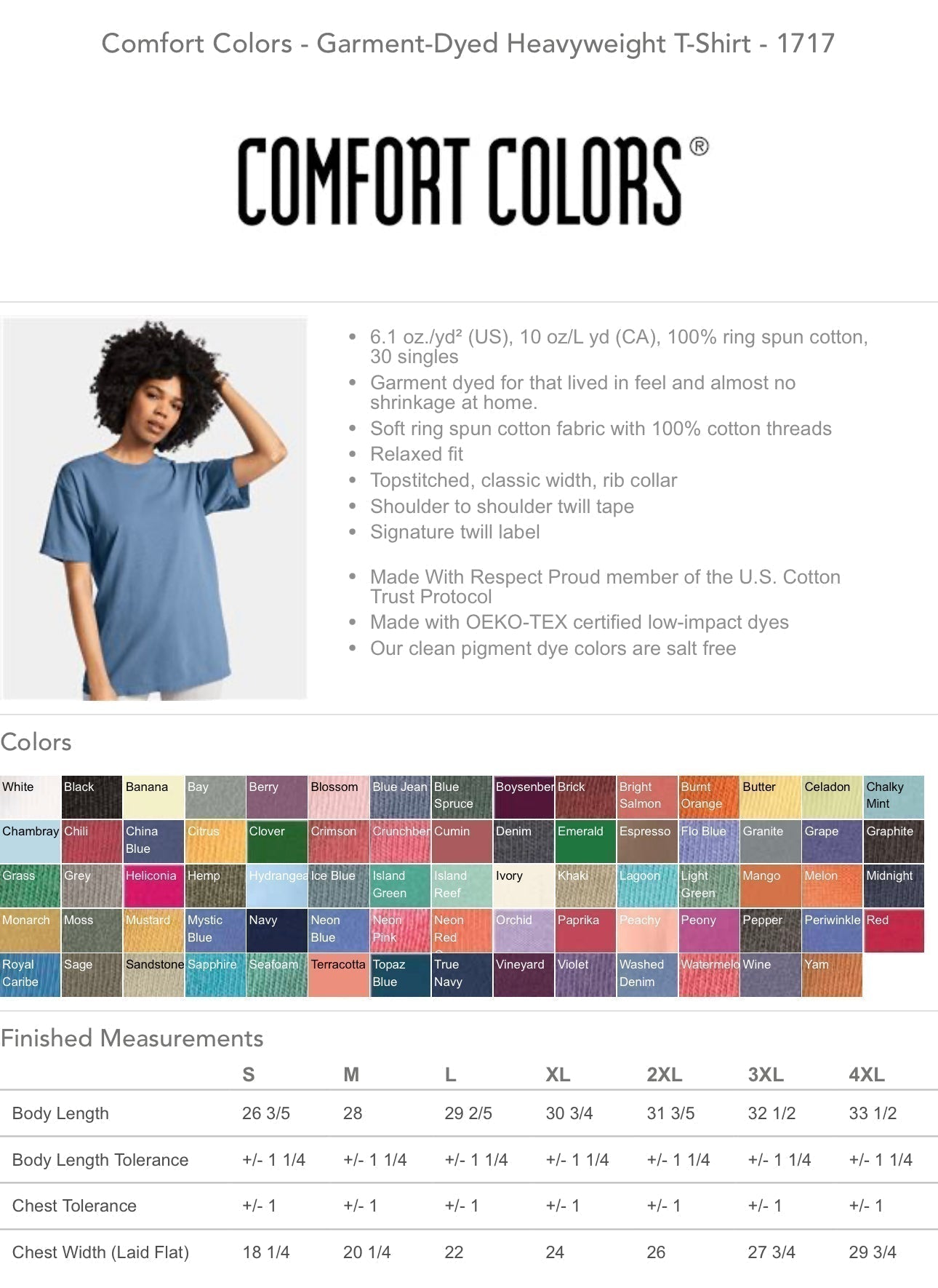 Hello my name is- Comfort Color-Tee